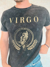 Load image into Gallery viewer, Unisex Virgo Mineral Wash T-Shirt - Runs Small *
